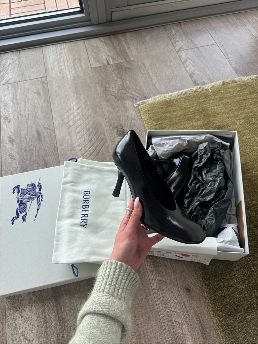 Burberry Black Heels